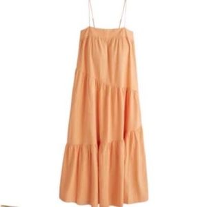 Abercrombie & Fitch Strapless Midi Dress